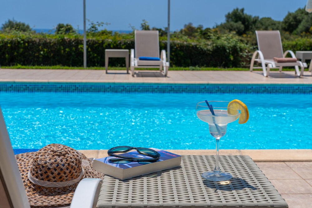 Monambeles Villas — Swimming pool in Svoronata, Ionian Islands
