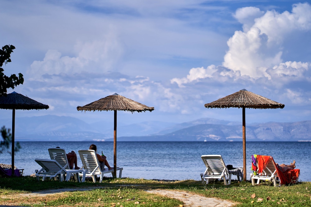 Seaside Resorts — Beach in Lefkimmi (Corfu), Ionian Islands