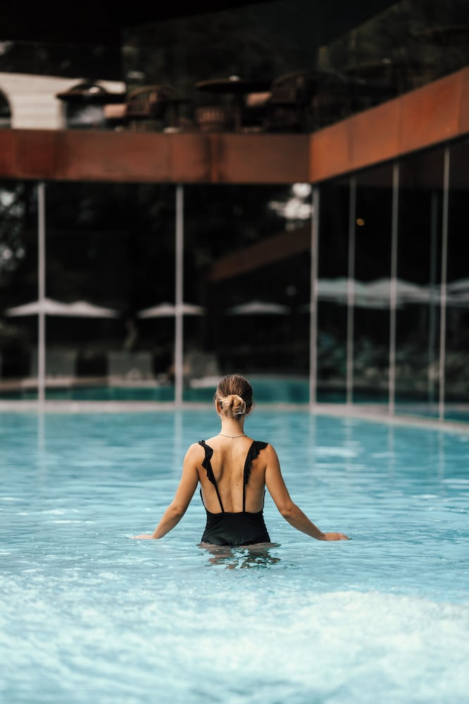 Lido Palace - The Leading Hotels of the World — Swimming pool in Riva del Garda, Trentino-Alto Adige