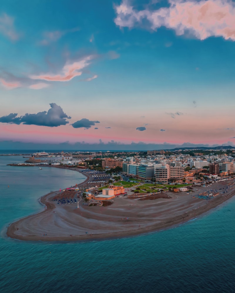 Amphitryon City Hotel — Beach in Rhodes Town, South Aegean