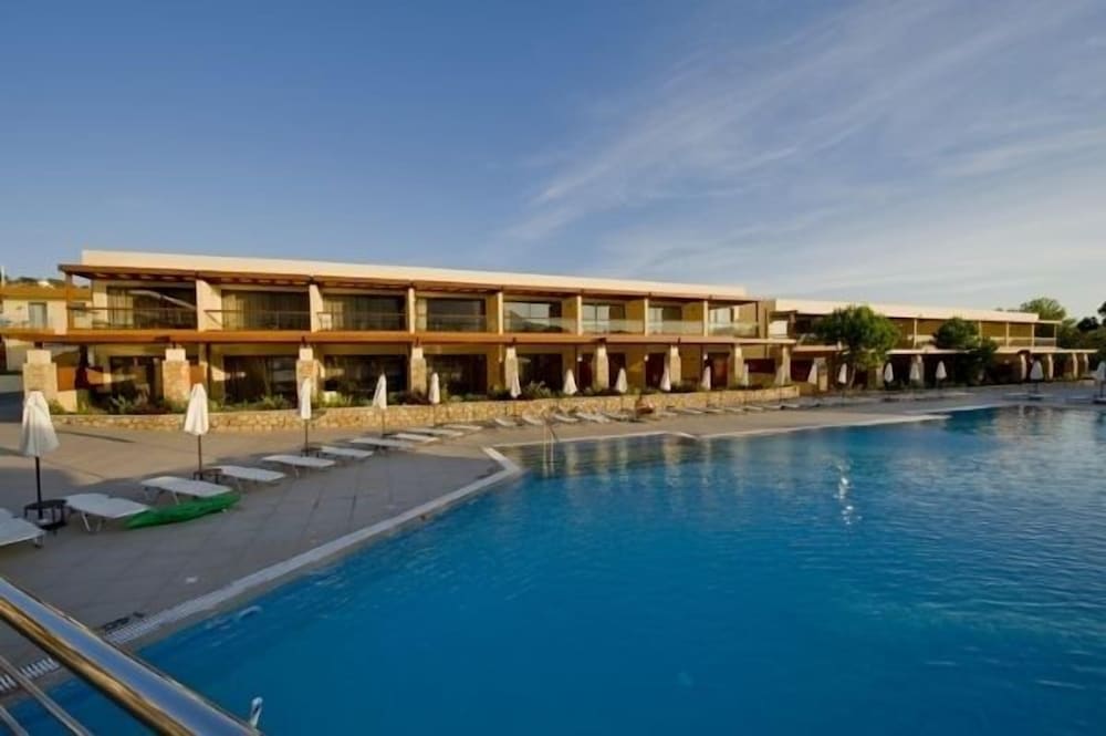 Island Blue Hotel — Swimming pool in Pefkos, South Aegean