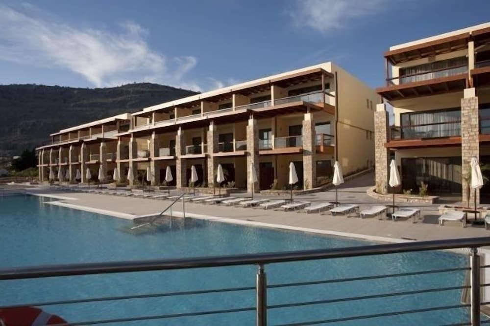 Island Blue Hotel — Hotel building in Pefkos, South Aegean
