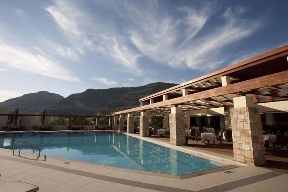 Island Blue Hotel — Swimming pool in Pefkos, South Aegean