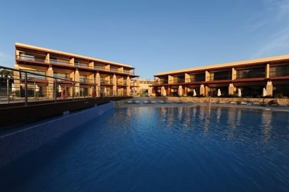 Island Blue Hotel — Swimming pool in Pefkos, South Aegean