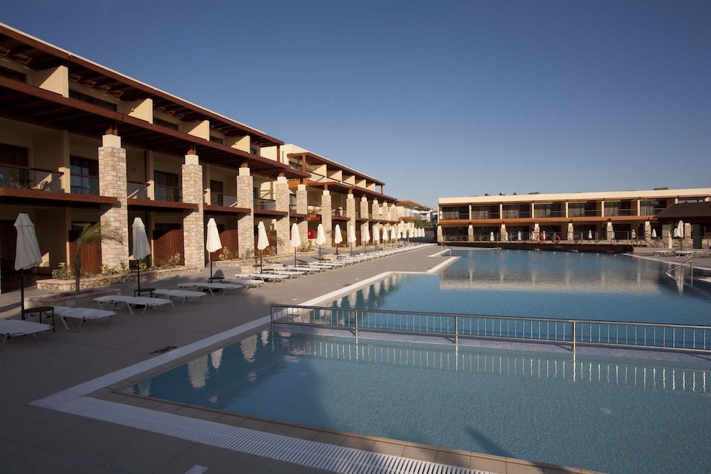 Island Blue Hotel — Hotel building in Pefkos, South Aegean