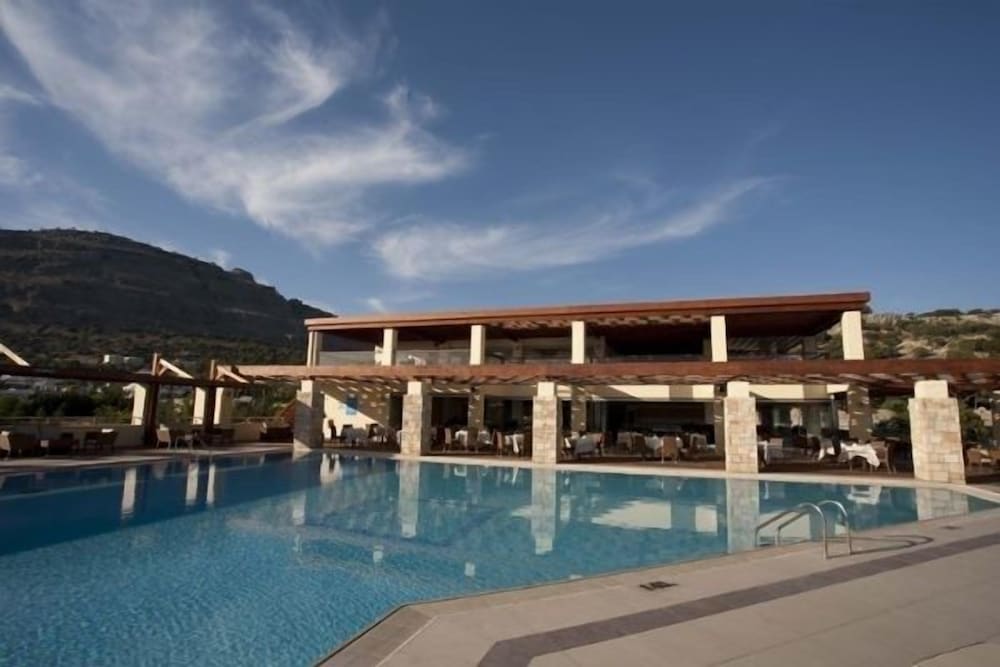Island Blue Hotel — Swimming pool in Pefkos, South Aegean