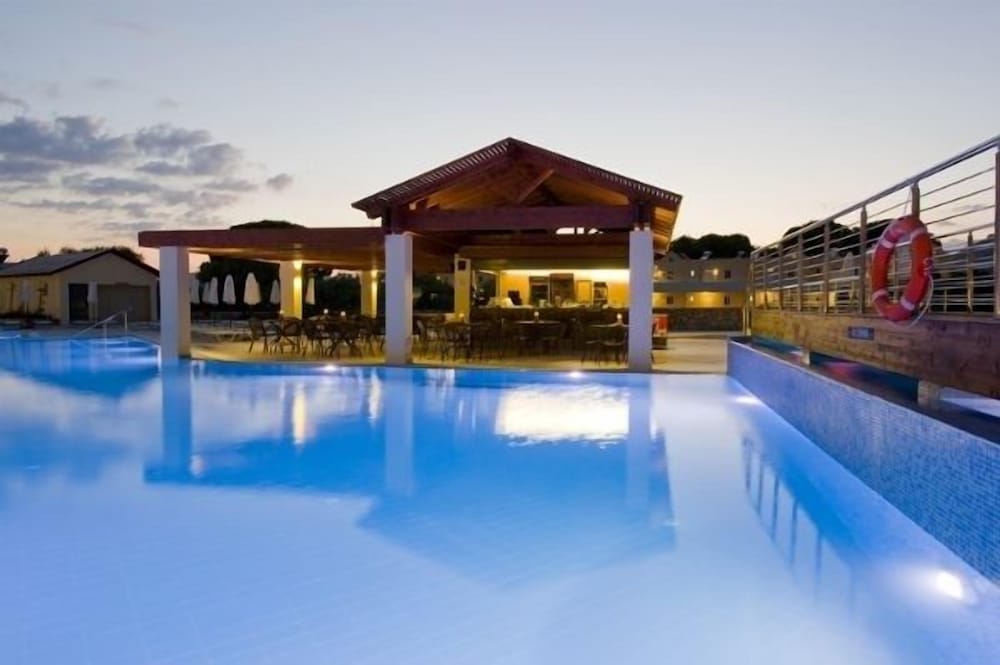 Island Blue Hotel — Swimming pool in Pefkos, South Aegean