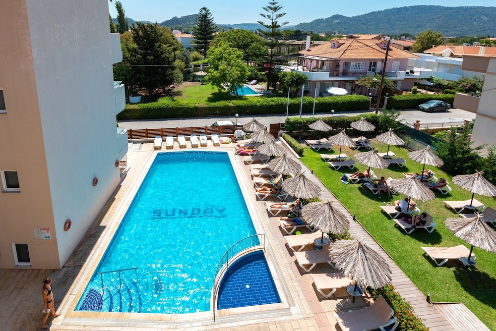 Sunday Hotel — Swimming pool in Ialyssos, South Aegean