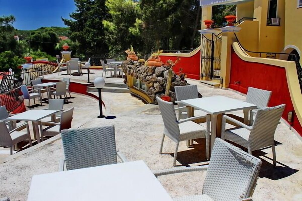 Mediterranean Blue — Shared spaces in Lefkimmi (Corfu), Ionian Islands