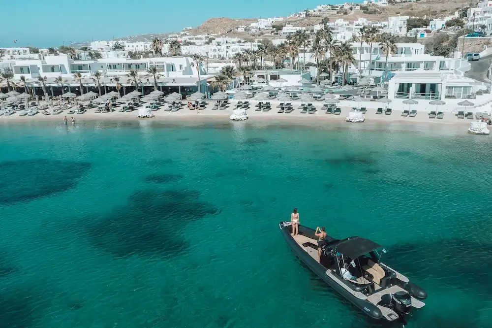 Mykonos Blanc — Beach in Ornos, South Aegean