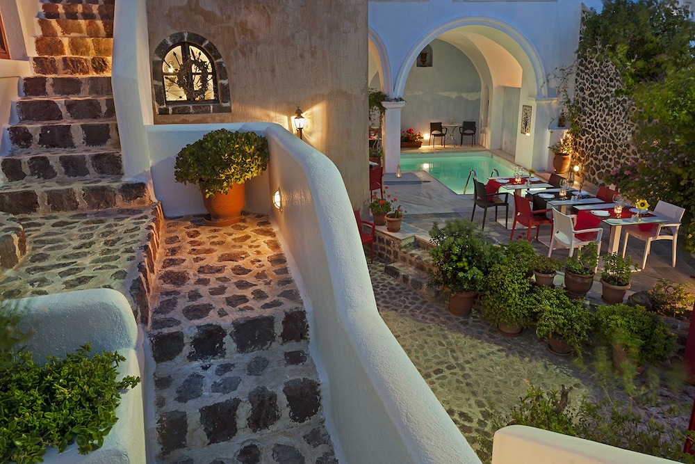 Aigialos Luxury Traditional Settlement — Swimming pool in Karterados, South Aegean