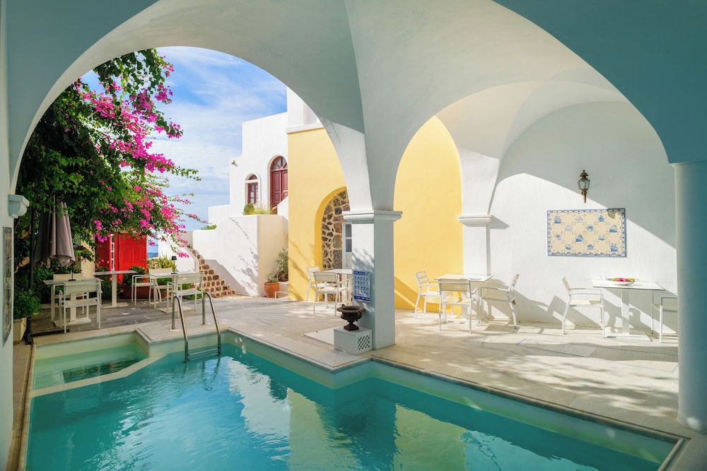 Aigialos Luxury Traditional Settlement — Swimming pool in Karterados, South Aegean