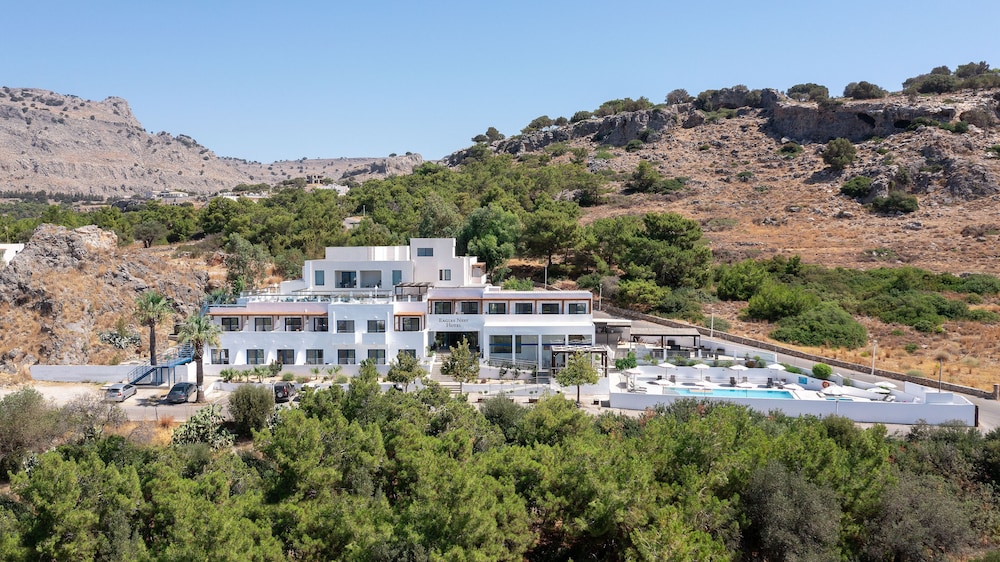 Eagles Nest Hotel — Hotel building in Pefkos, South Aegean