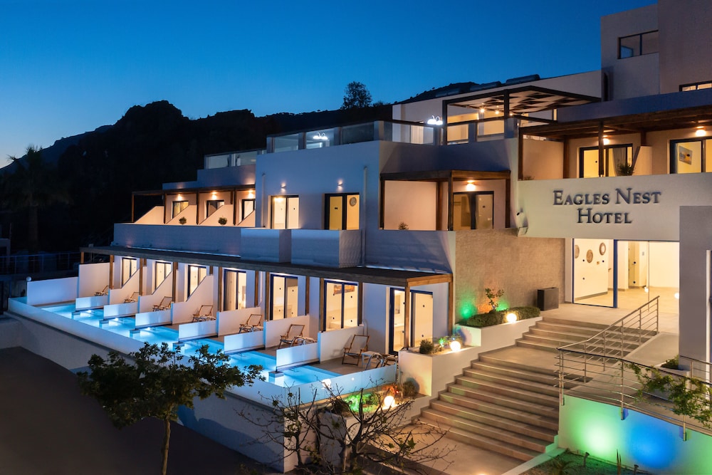 Eagles Nest Hotel — Hotel building in Pefkos, South Aegean