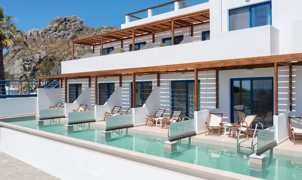 Eagles Nest Hotel — Hotel building in Pefkos, South Aegean
