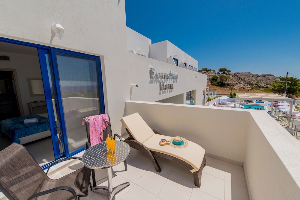 Eagles Nest Hotel — Hotel building in Pefkos, South Aegean
