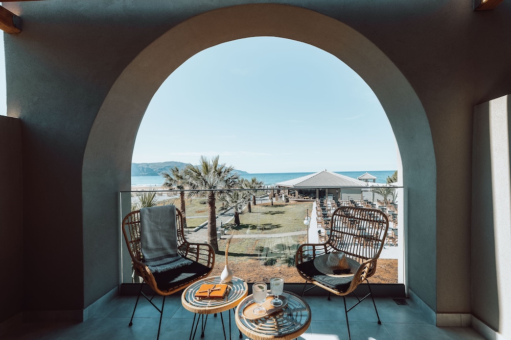 Eliros Mare Beachfront Poem Hotel — Beach in Georgioupolis