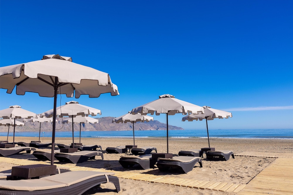 Eliros Mare Beachfront Poem Hotel — Beach in Georgioupolis