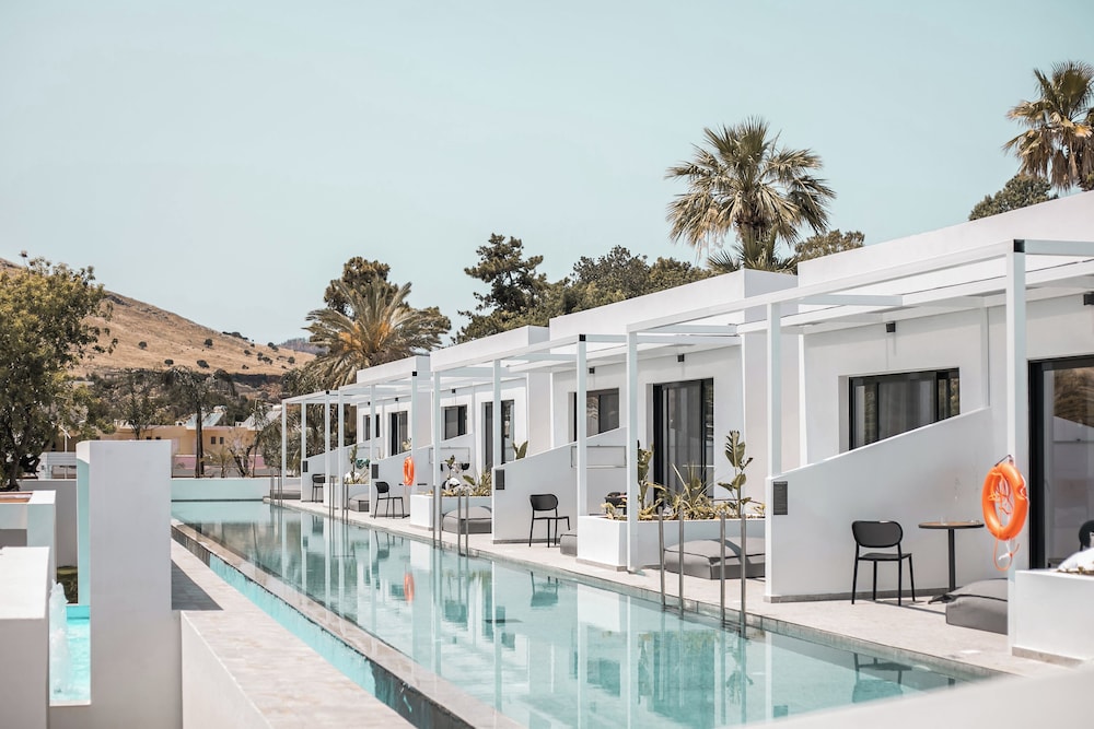 Aiora Aqua Resort — Hotel building in Lardos, South Aegean