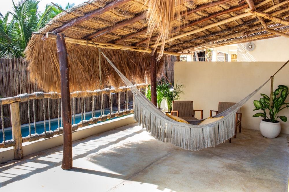 Dune Boutique Hotel located at the party zone — Swimming pool in Tulum, Quintana Roo