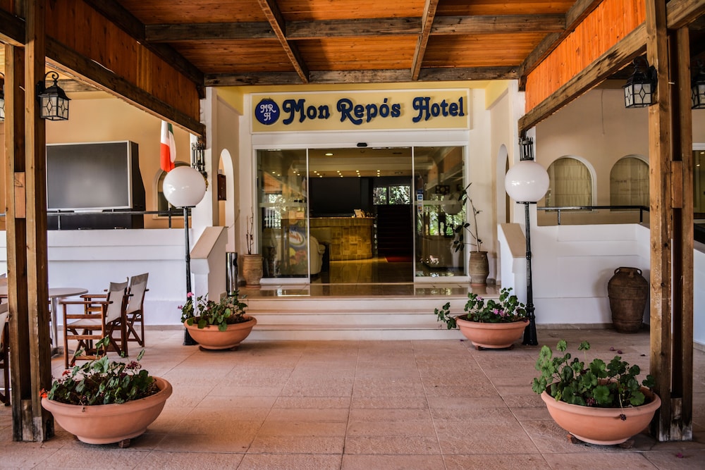 Mon Repos Hotel — Hotel building in Faliraki, South Aegean