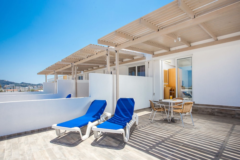 Mon Repos Hotel — Hotel building in Faliraki, South Aegean