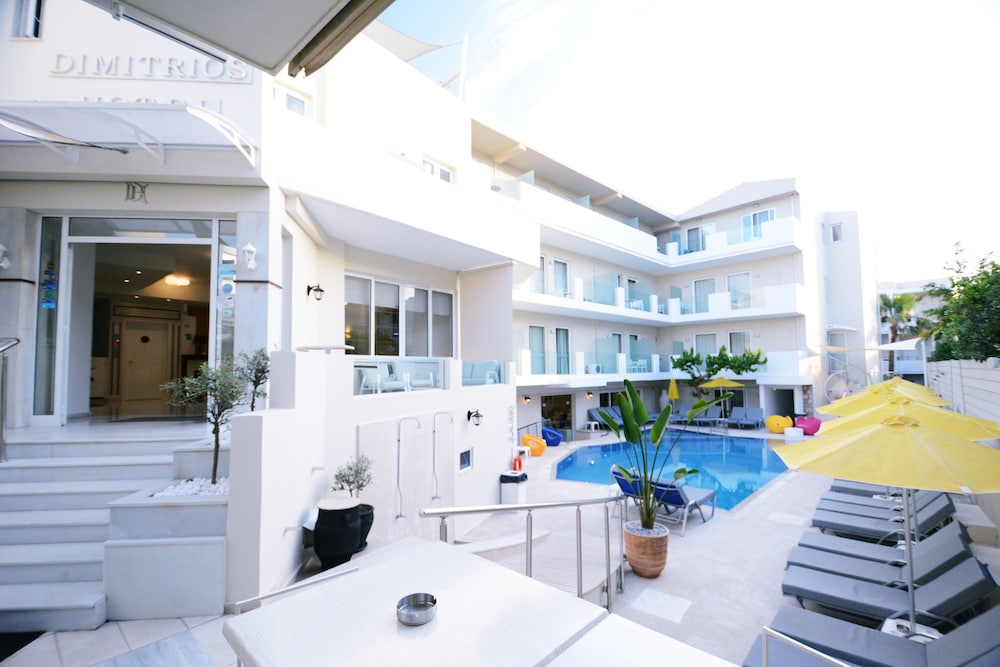Dimitrios Beach Hotel Adults Friendly 14 plus — Swimming pool in Rethymnon