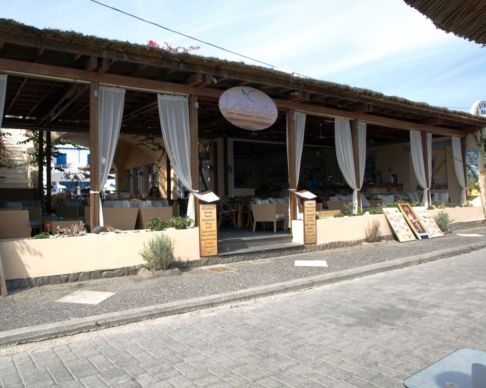 Levante Beach Hotel — Restaurant & bars in Kamari, South Aegean