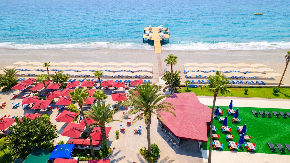 Senza Sunset Beach Hotel - All Inclusive — Beach in Alanya