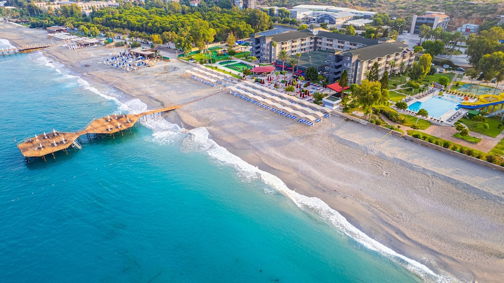 Senza Sunset Beach Hotel - All Inclusive — Beach in Alanya