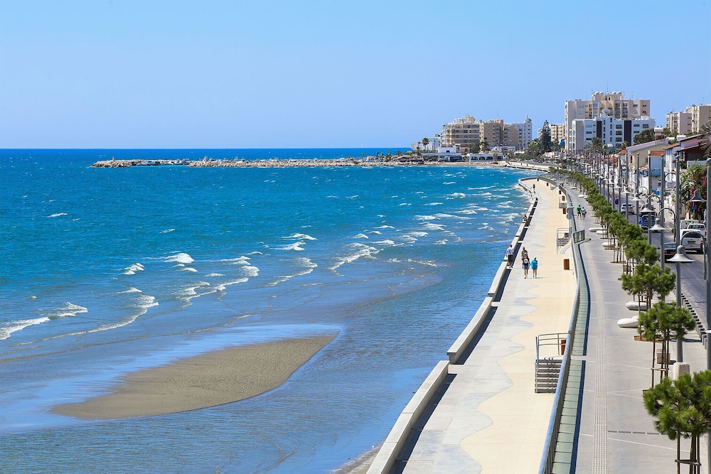 The Ciao Stelio Deluxe Hotel - Adults Only — Beach in Larnaca, Larnaca Region