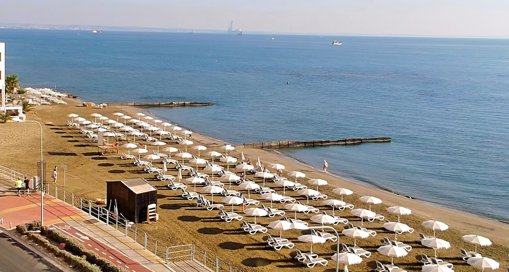The Ciao Stelio Deluxe Hotel - Adults Only — Beach in Larnaca, Larnaca Region