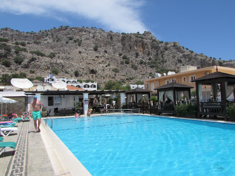 Coralli Apartments — Swimming pool in Pefkos, South Aegean