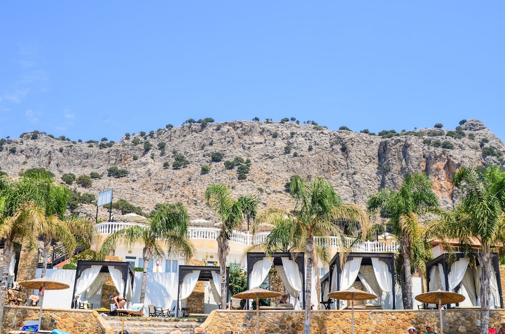 Coralli Apartments — Hotel building in Pefkos, South Aegean