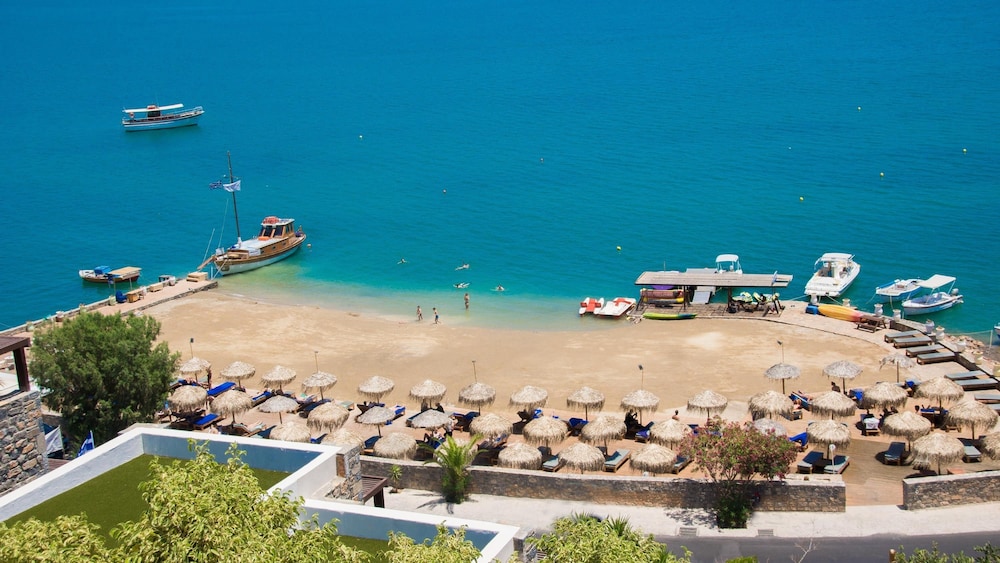 Royal Marmin Bay Boutique & Art Hotel - Adults Only — Beach in Elounda