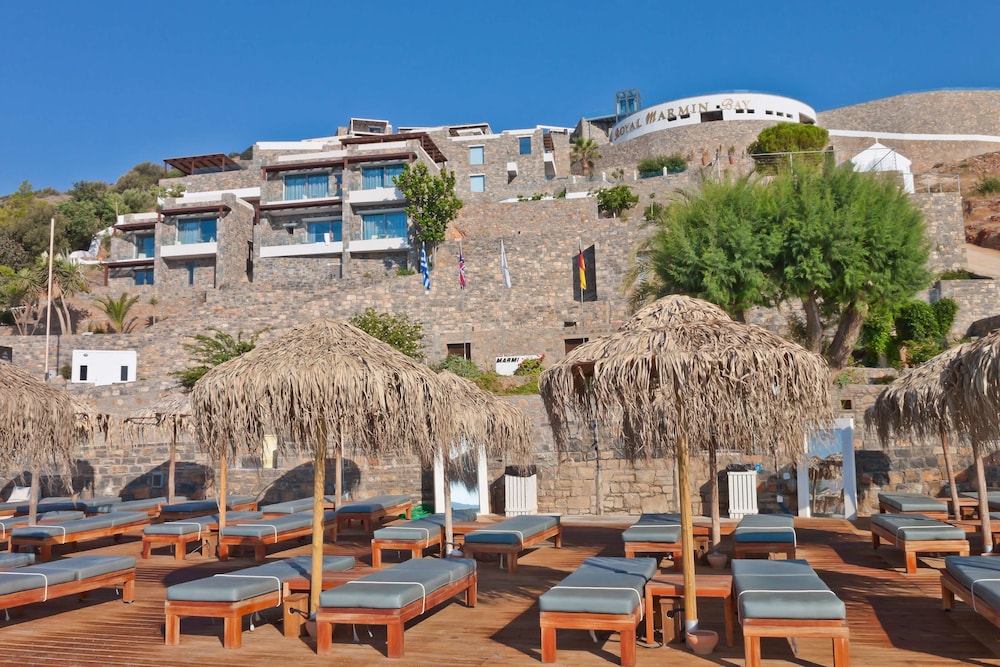 Royal Marmin Bay Boutique & Art Hotel - Adults Only — Beach in Elounda