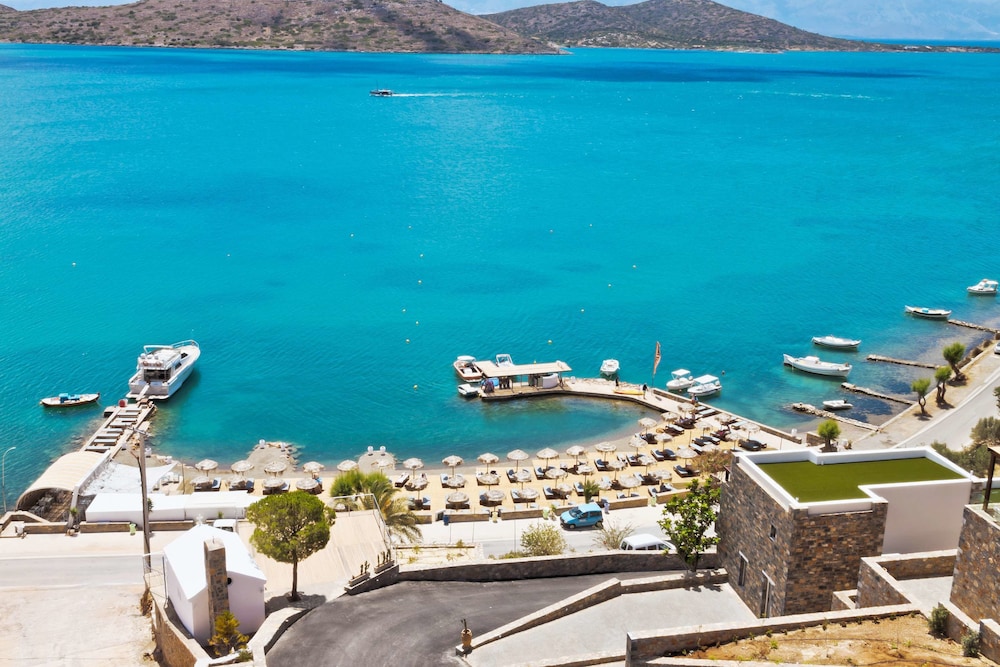 Royal Marmin Bay Boutique & Art Hotel - Adults Only — Beach in Elounda