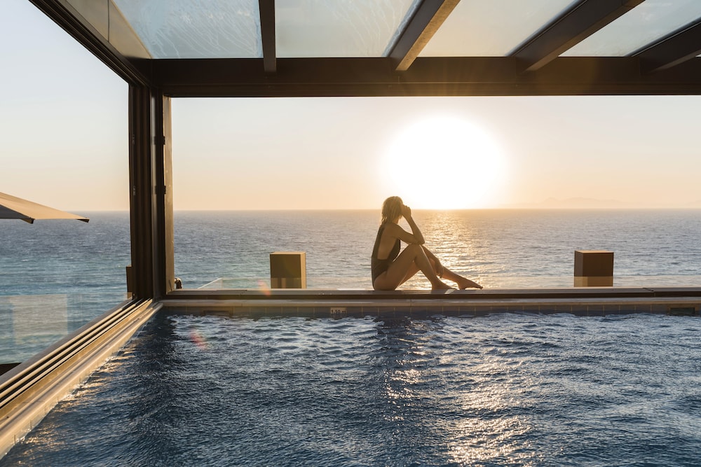 Bellevue On The Beach Suites — Swimming pool in Rhodes Town, South Aegean