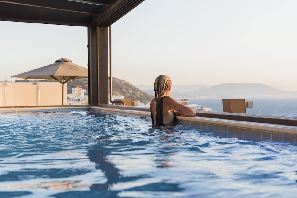 Bellevue On The Beach Suites — Swimming pool in Rhodes Town, South Aegean