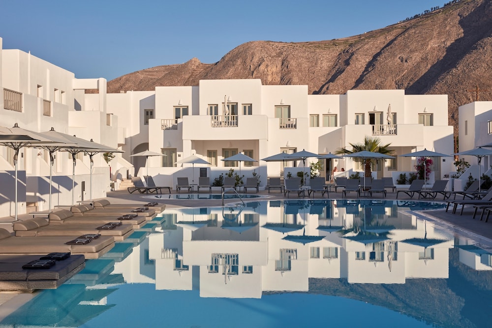 Aqua Blue Hotel — Swimming pool in Perissa, South Aegean