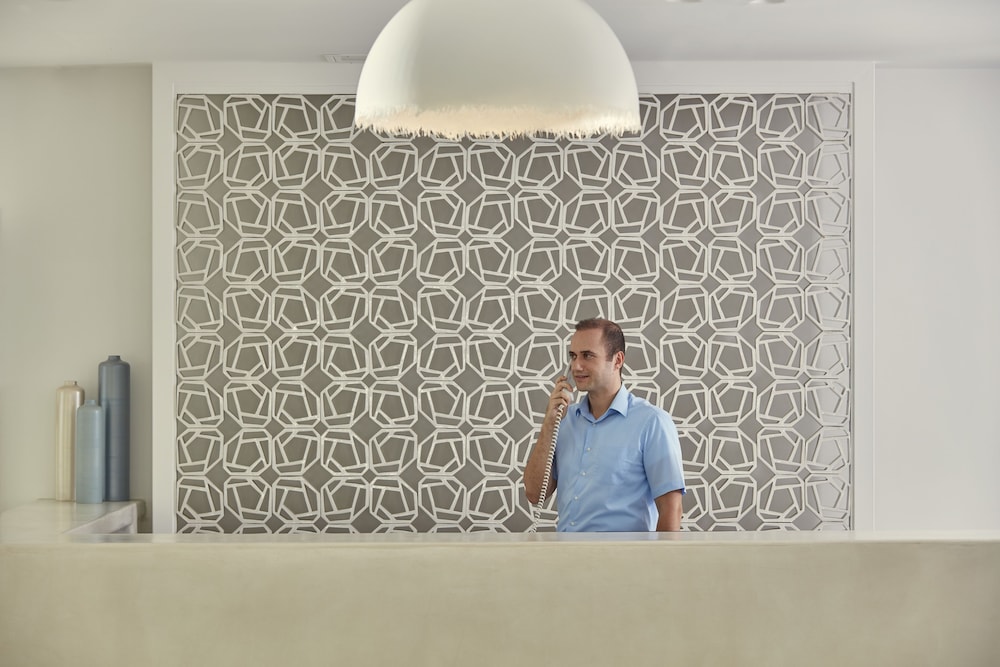 Aqua Blue Hotel — Hotel building in Perissa, South Aegean