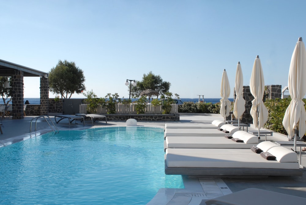 Aqua Blue Hotel — Swimming pool in Perissa, South Aegean