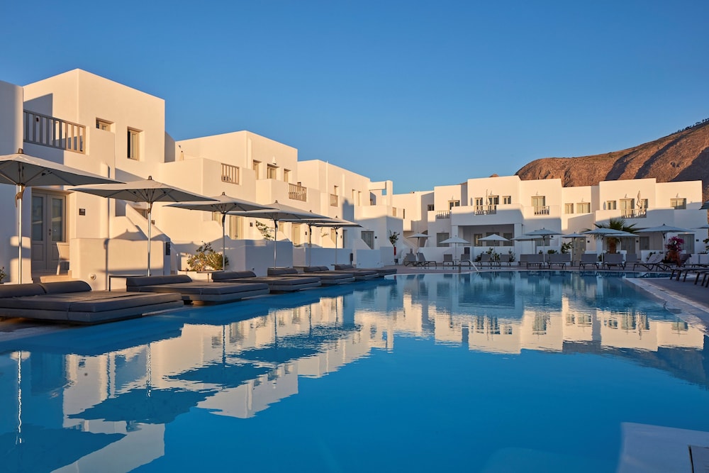 Aqua Blue Hotel — Swimming pool in Perissa, South Aegean