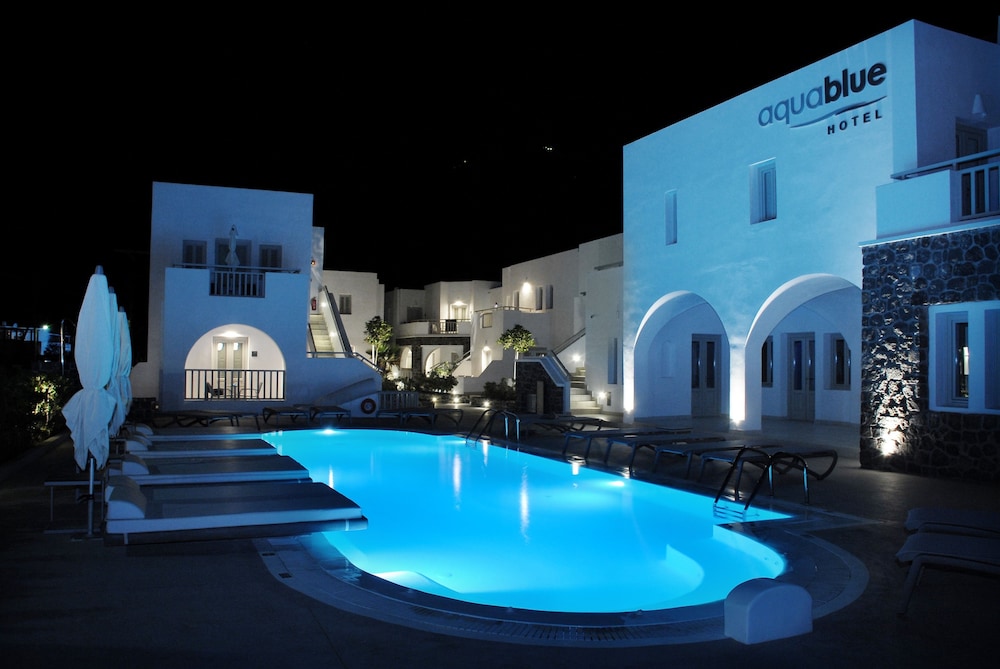 Aqua Blue Hotel — Swimming pool in Perissa, South Aegean