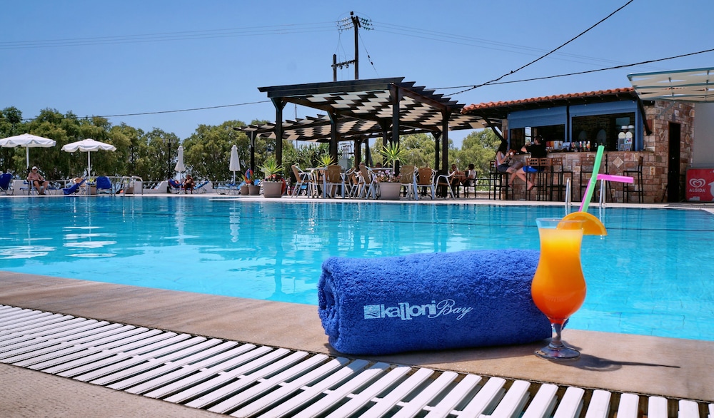 Kalloni Bay — Swimming pool in Lesvos Island